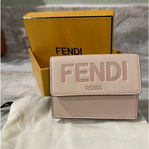 Fendi micro tri fold wallet